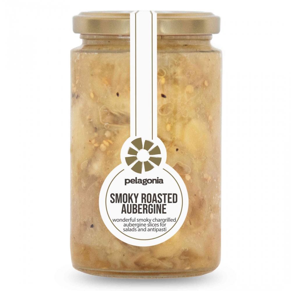 Grillet og Røkt Aubergine, 300g