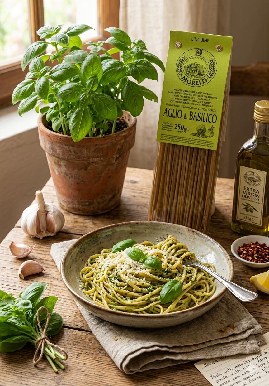 Linguine Aglio & Basilico 250g