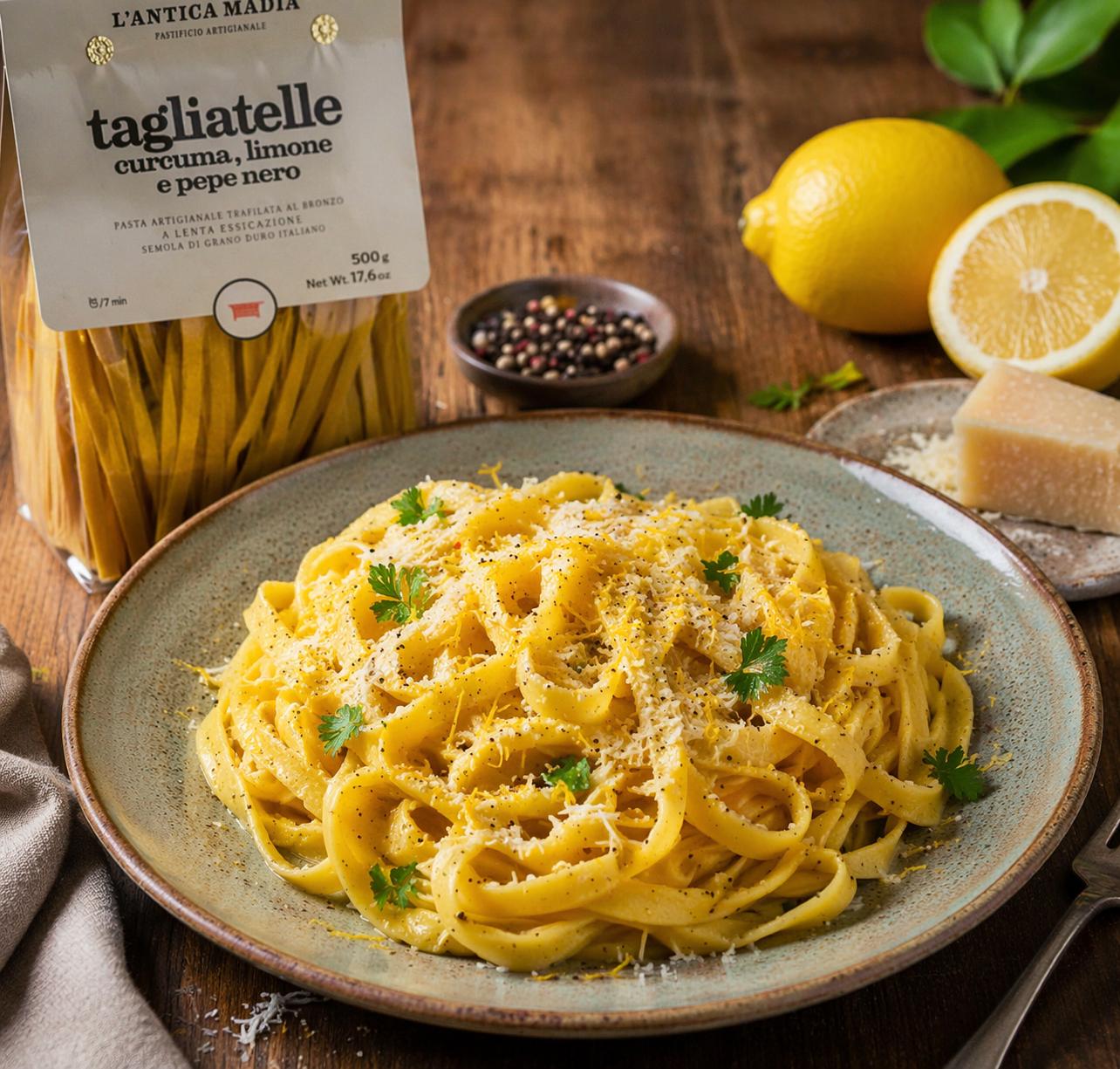 Pasta Tagliatelle med Sitron og Pepper 500g