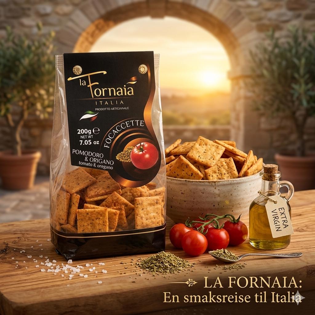 La Fornaia Tomat og Oregano 200g